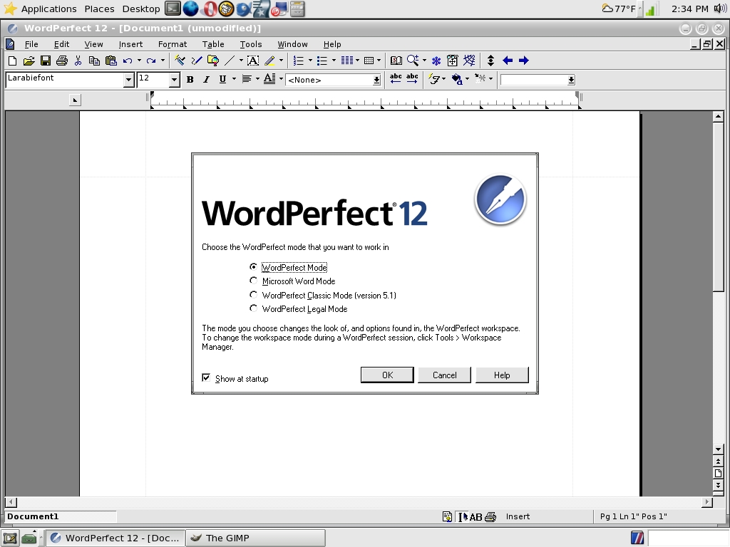 Wordperfect 10