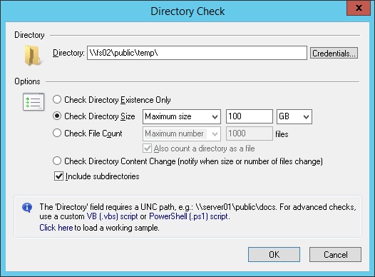Monitor Directories and Files