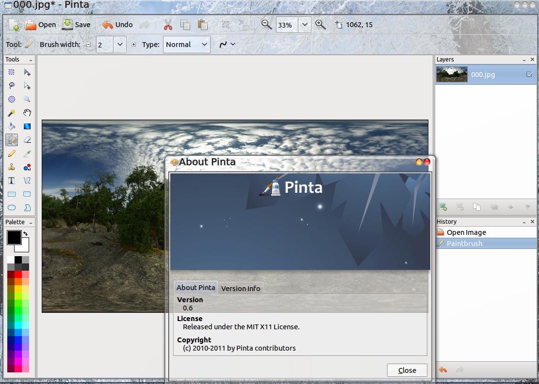Pinta Image Editing Tools Video Editing Software and downloads