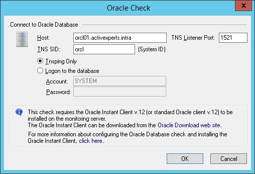 Monitor Oracle