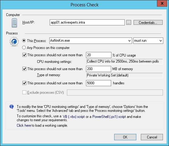 Monitor Processes